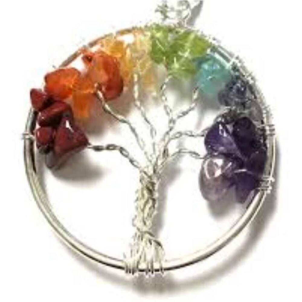 Chakra Tree Pendant - Picture 2 of 2